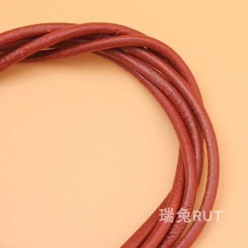老式家用脚踏机缝纫机皮带 牛皮带1.83米长 直径5mm锁边机带 - 图0