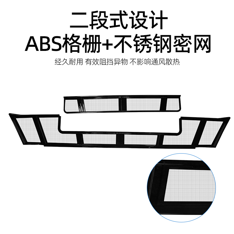 24款宝马新五系i5汽车防虫网水箱中网进气口保护罩改装专用配件 - 图1