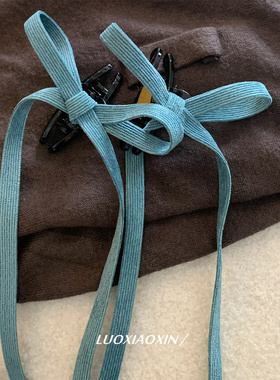 韩系ins芭蕾风蝴蝶结发夹小抓夹