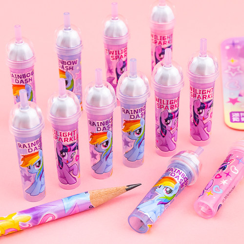 一正小马宝莉冰淇淋铅笔保护帽YZ5940创意铅笔延长器幼儿园学生用 - 图0