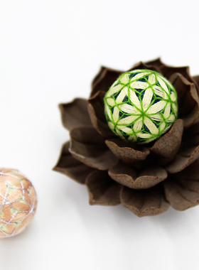 手鞠球小众设计风项链饰品成品