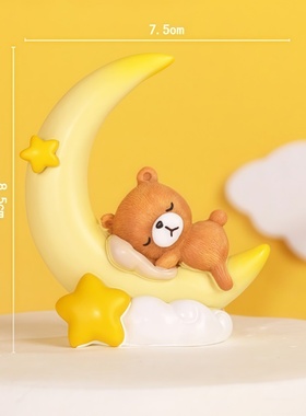 新款创意卡通可爱小熊公仔摆件