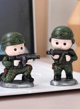 新款创意小小特种兵卡通公仔