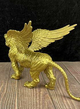 飞虎翅膀生肖黄铜大吉新年送礼