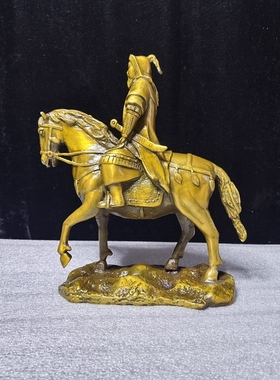 黄铜成吉思汗半身像铁木真