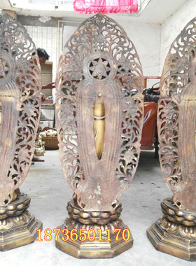 西方三圣大势至阿弥陀佛风水铜器