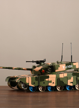 装饰模型复古怀旧客厅坦克摆件