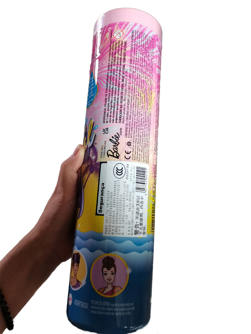 芭比惊喜变色盲盒夏季沙滩女孩玩具 涛保庆玩具娃娃/配件