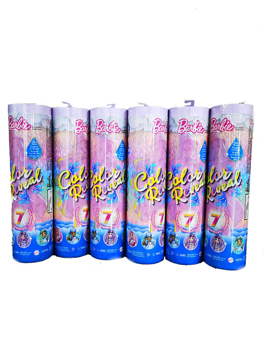 芭比惊喜变色盲盒魔发娃娃女孩玩具 涛保庆玩具娃娃/配件