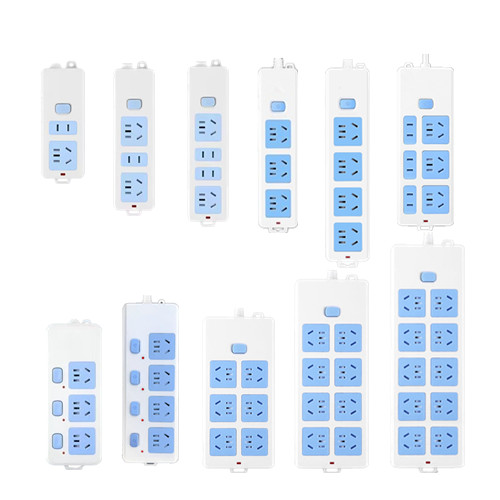 插板多孔电源排插排无不带线带开关分控10A家用宿舍多插位接线板