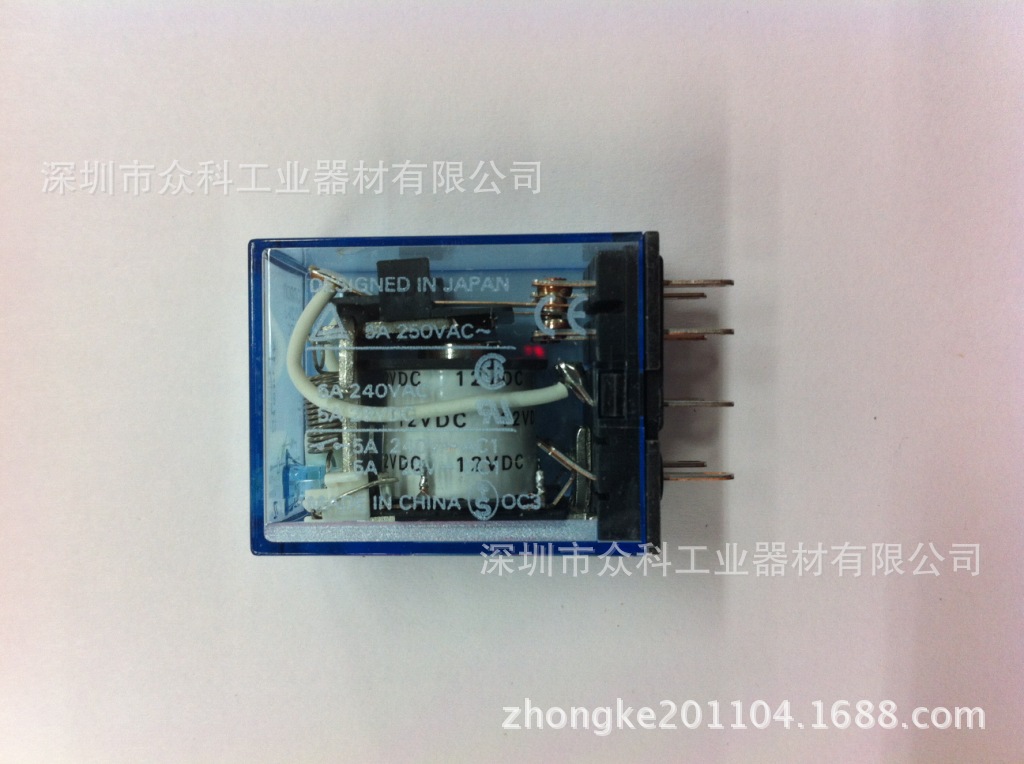 原装正品日本欧姆龙OMRON继电器MY2NJ/DC12继电器特价批发