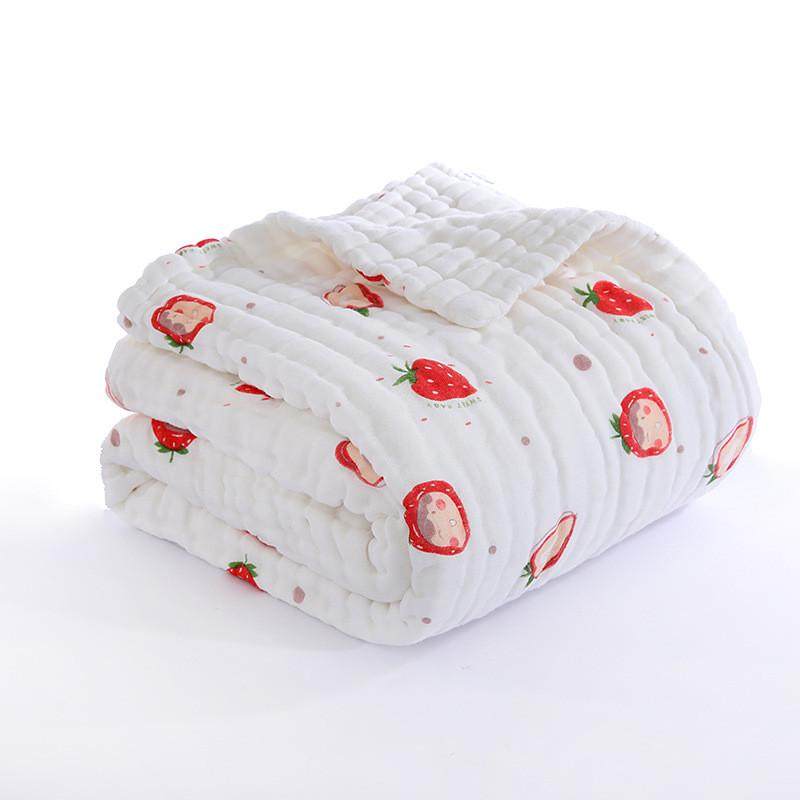12层110*150新生纯棉浴巾超柔儿童盖毯毛巾被,淘宝优惠券,粉丝福利购,淘宝优惠卷