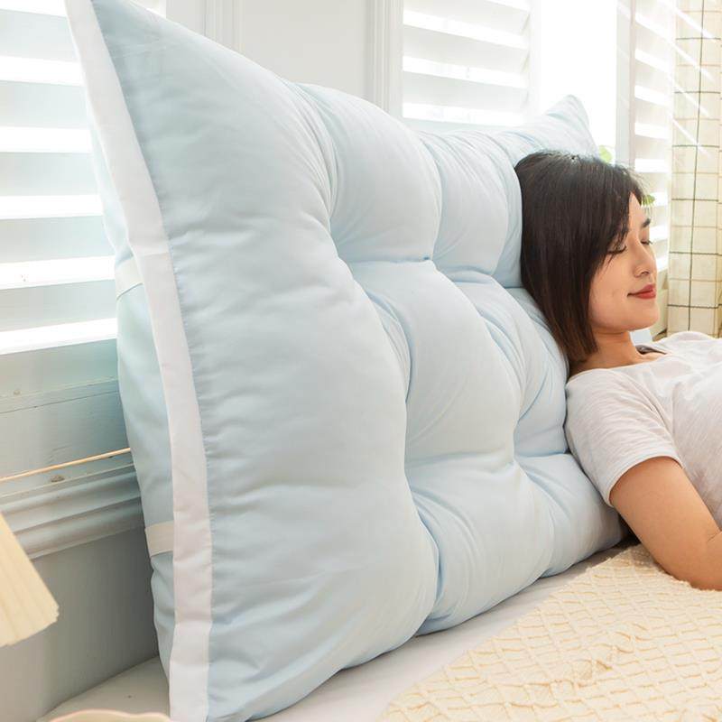 EQ4F宿舍学生 靠枕床头靠垫加高改造床上大靠背软包防撞长条枕头,淘宝优惠券,粉丝福利购,淘宝优惠卷