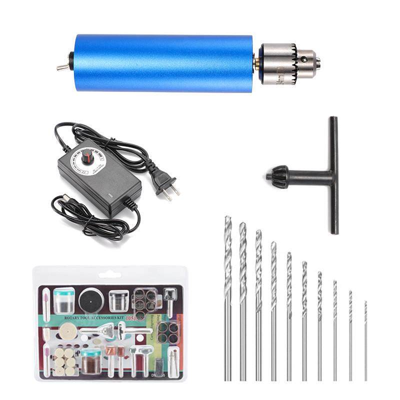 工厂现货395型升级款48W高功版迷你电磨机24V2A无极调速手持电钻,淘宝优惠券,粉丝福利购,淘宝优惠卷