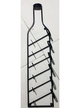 铁艺红酒架装饰墙壁壁挂悬挂式简约酒架葡萄酒架壁挂式创意装饰品