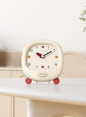 美世达桌面摆件家居简约饰品客厅书房卧室装饰电视柜玄关创意座钟
