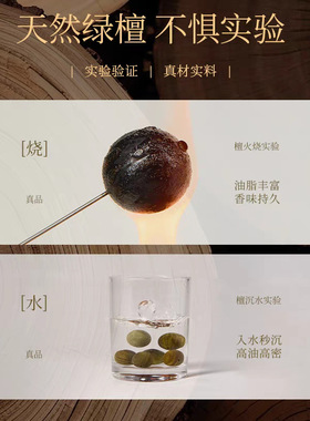 天然绿檀手串男款沉香老山檀木质手链女男士文玩檀香佛珠盘玩盘串