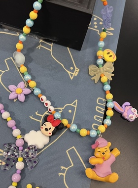 可爱颈链锁骨链颈链女儿童