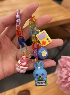 彩色链条玩具总动员手链包链