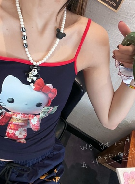 卡通米奇项链女y2k辣妹