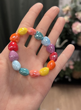 手绘陶瓷玩具总动员手链