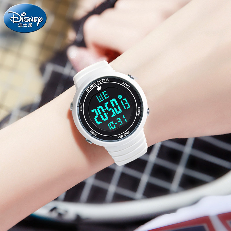 迪士尼电子女款学生儿童女孩手表 购酷手表国产腕表