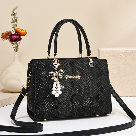 Light luxury brand red wedding bag large capacity tote bag