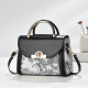 Brand women's handbag 2026 new fashion trend embossed solid color versatile casual one-shoulder cross-body bag for women