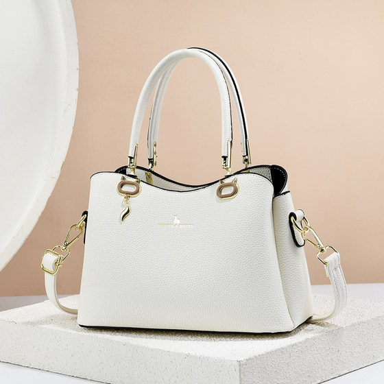 Birthday gift bag for women, new middle-aged women's bag, elegant lady's crossbody bag, mother's bag, versatile simple handbag