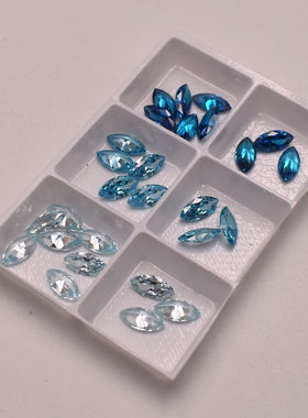 海蓝宝石马眼形小百佳