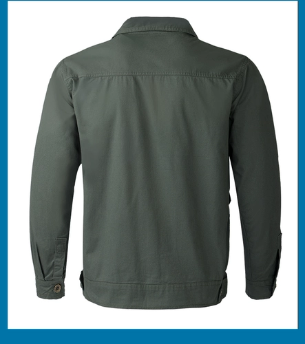 Тонкая хлопковая износостойкая дышащая куртка