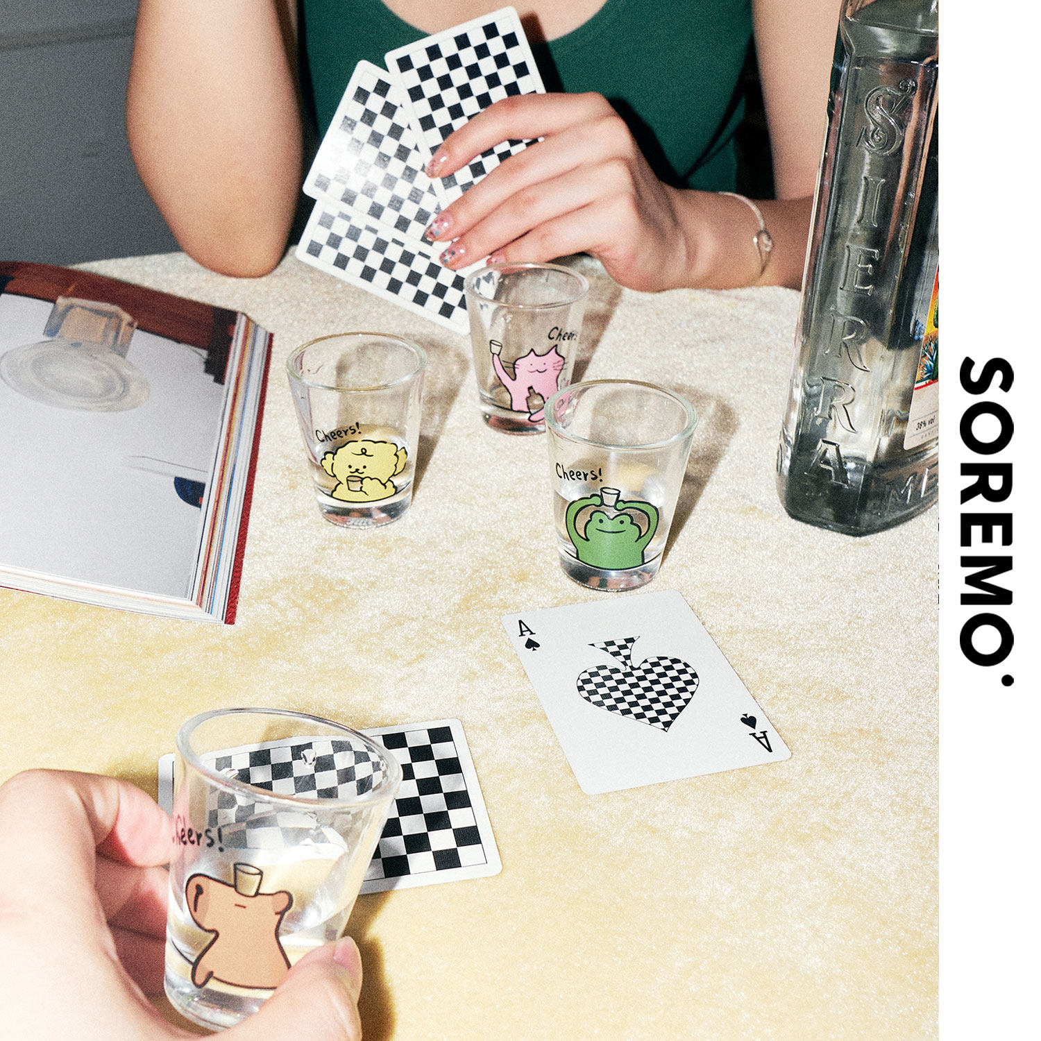SOREMO 原创一口杯可爱shot杯烧酒杯礼盒白酒杯礼物子弹杯ins小酌,淘宝优惠券,粉丝福利购,淘宝优惠卷
