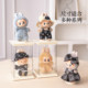 Blind box display box Roman column suitable for labubu cloth dust-proof rack stackable vinyl figure storage rack