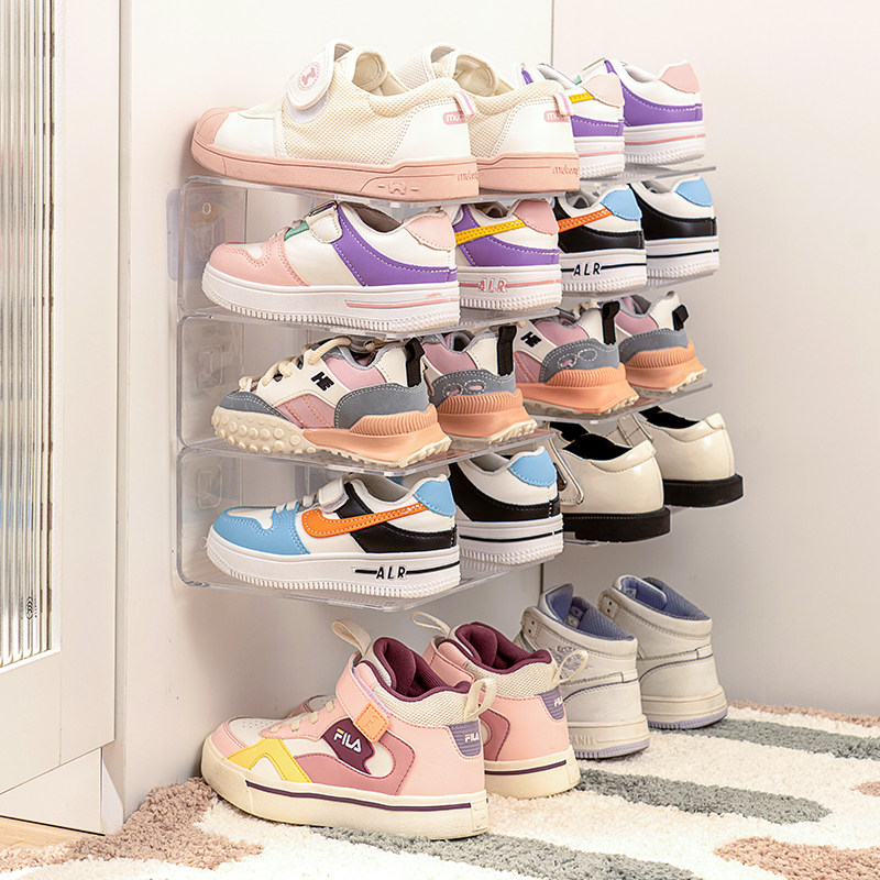 儿童鞋架家用门口简易宝宝专用壁挂鞋子收纳架多层窄款省空间鞋柜,淘宝优惠券,粉丝福利购,淘宝优惠卷