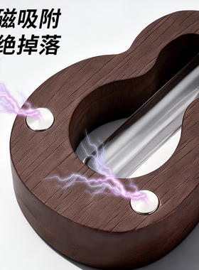 创意实木玻璃桌面水培花瓶摆件