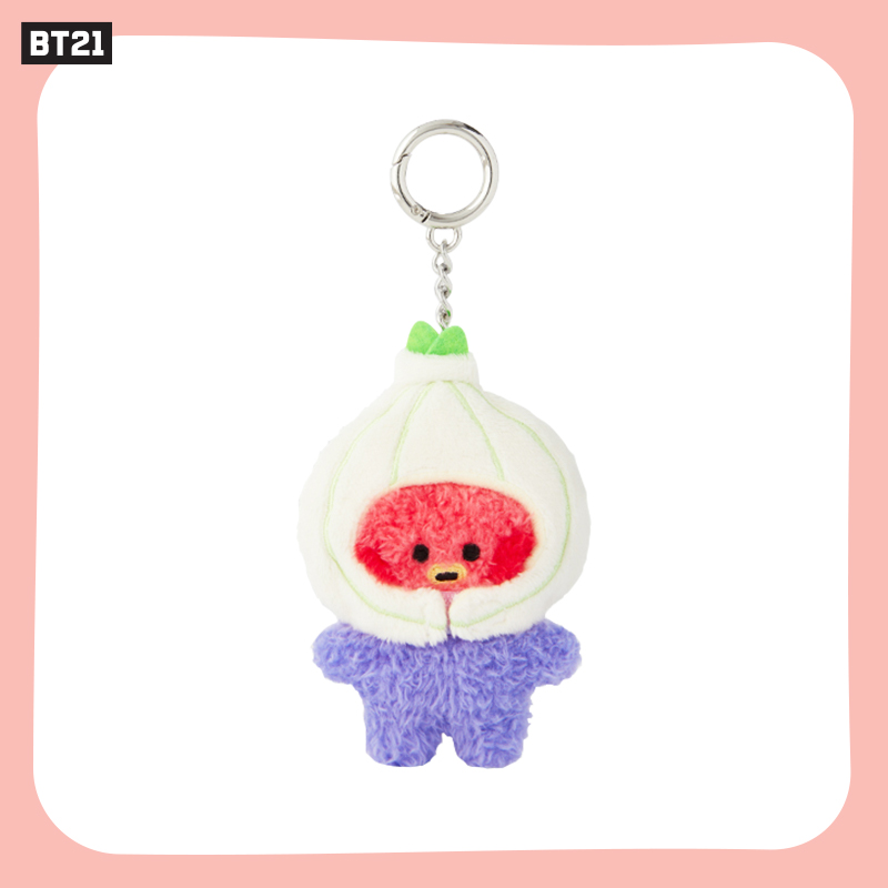 BT21 mini minini VEGGIE蔬菜系列钥匙扣毛绒可爱LINE FRIENDS - 图3