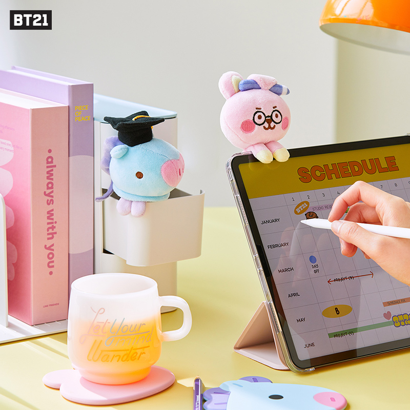 BT21 显示屏装饰玩偶 电脑屏幕汽车装饰可爱公仔摆件LINE FRIENDS - 图1