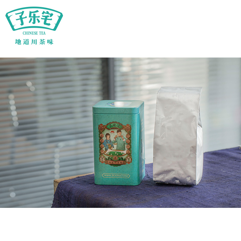 罐装 100g 新茶浓香型 2018 栀子花香四川茶叶绿茶 栀香毛峰 子乐宅 罐装 100g 新茶浓香型 2018 栀子花香四川茶叶绿茶 栀香毛峰 子乐宅