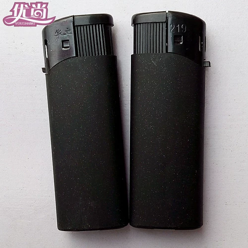 Одноразовая короткая модная матовая креативная ветрозащитная зажигалка