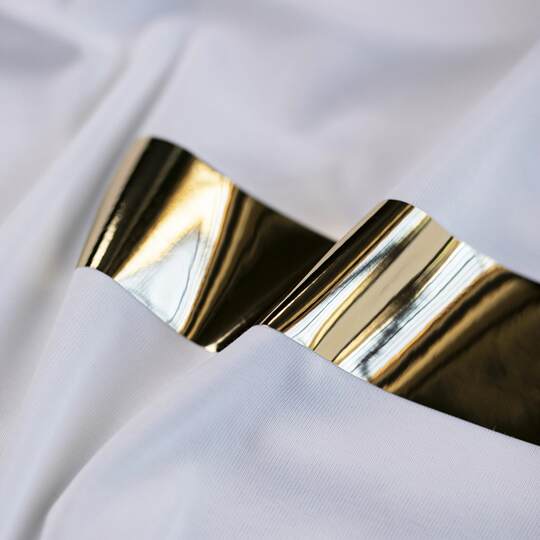 事儿 台湾产软镜子胶膜—高弹DIY手工服装金银色刻字膜设计师面料