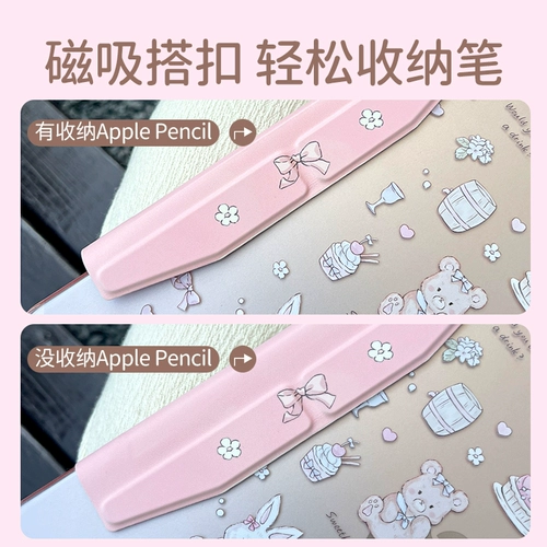 【2025 Новый x встроенный пакет для ручки】 Apple Tablet Ipad11 защитный корпус Air7 Защитный корпус, подходящий для Pro11 с слотом для ручки 10 генерации Air6/5 матовой жесткой оболочки 11-дюймовой горизонтальной и вертикальной опоры