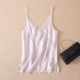 ຜ້າໄຫມສັ້ນ lace ວ່າງ camisole ໃສ່ພາຍໃນສໍາລັບແມ່ຍິງ