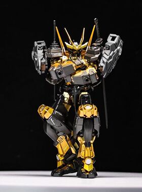 【黑金风暴】唯美 钣喷战国异端 顽太无黑金色1/144 拼装模型