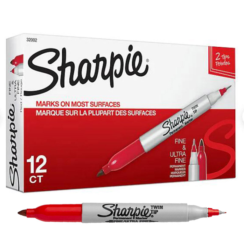 美国三福油性工业记号笔Sharpie fine point permanent AP D-4236 - 图0