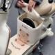 Cartoon car frame electric car helmet charger storage bag large capacity tram hanger belt waterproof belt does not block legs