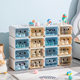 Children's shoe box storage box magnetic dustproof sneakers shoes storage artifact slipper storage rack shoe wall display cabinet