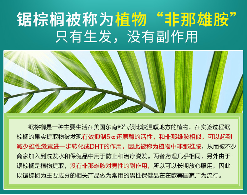 宜度海外专营店普丽普莱进口维生素b6片控油去油锯棕榈生发防脱发搭植物非那雄胺1