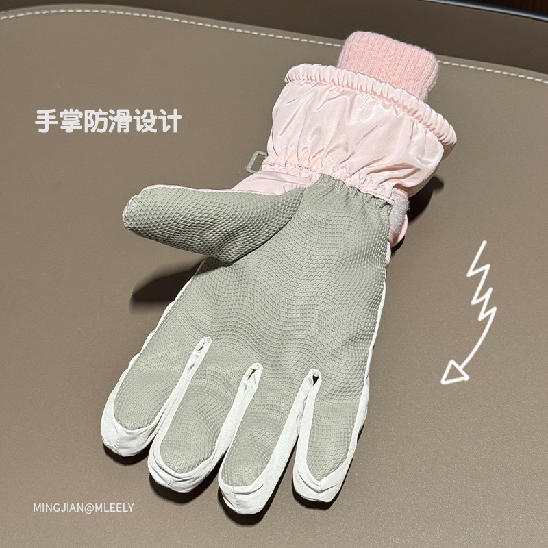HelloKitty正版儿童滑雪手套冬季女孩可爱加绒加厚骑车防寒风保暖,淘宝优惠券,粉丝福利购,淘宝优惠卷