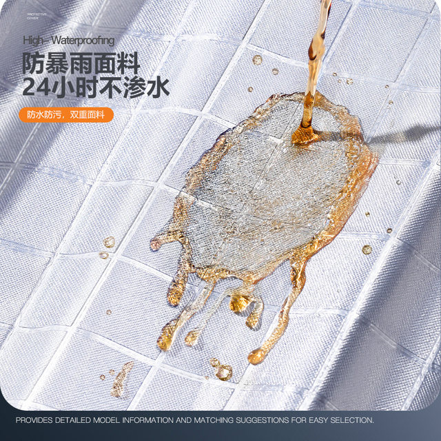 Rainproof and sunproof electric vehicle cover