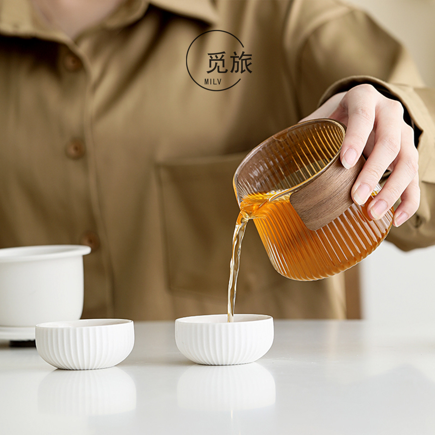 玻璃快客杯一壶二杯露营旅游喝茶装备户外便携式旅行功夫茶具套装,淘宝优惠券,粉丝福利购,淘宝优惠卷